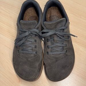 Lems Chillum Gray Suede Wide Toe Box Zero Drop Sneakers Women's 9.5 Men’s 8